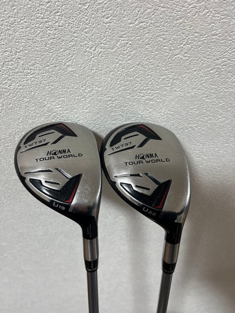 ichiro　HONMA TOUR WORLD tw737 U19 U22 HONMA TW737 U19 U22 ユーティリティ VIZARD IN75U - メルカリ