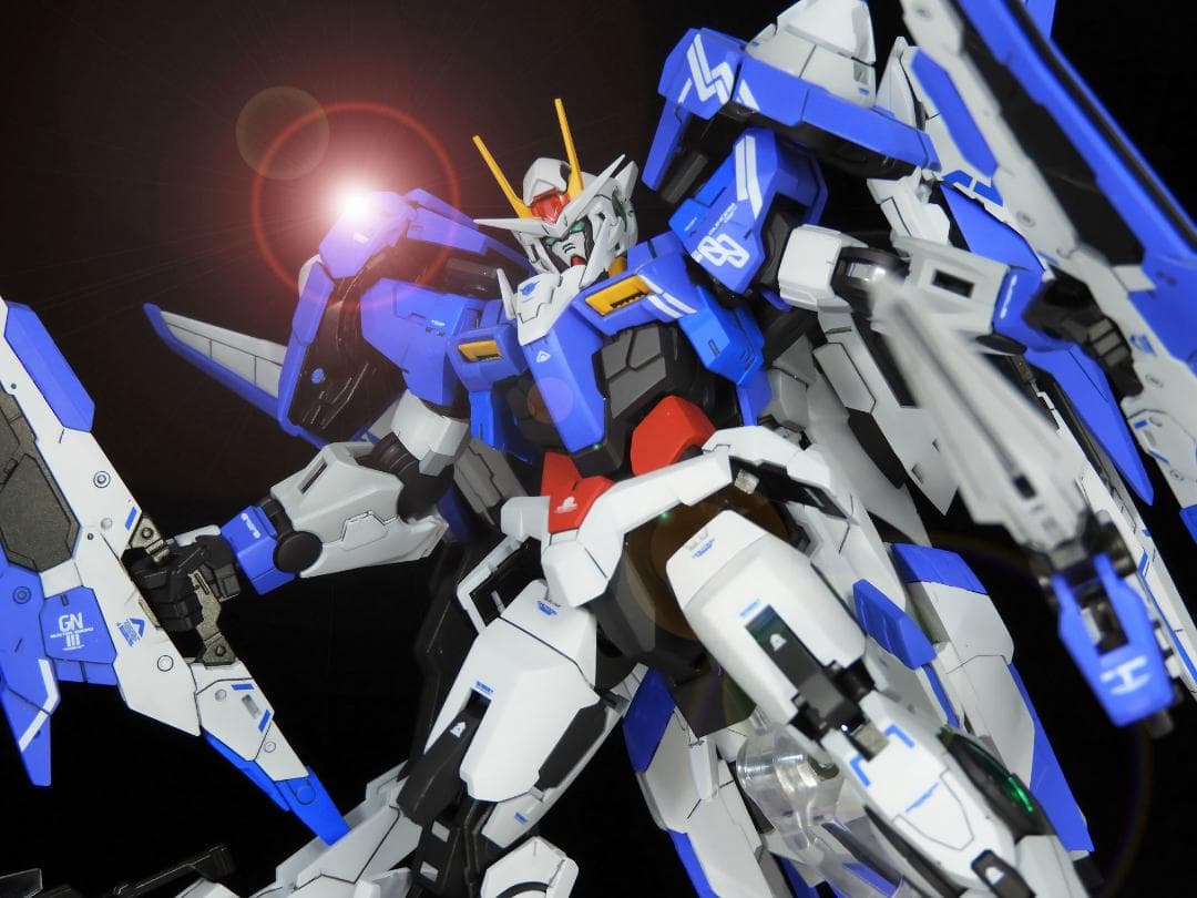 ガンプラ プレバン限定 RG ダブルオーザンライザー 改修塗装済み完成品