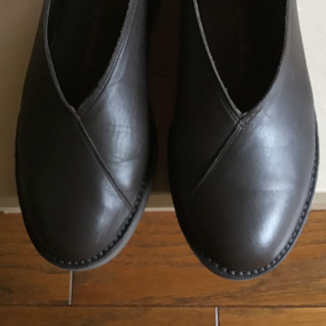 美品 ヨーガンレール フラットレザーシューズを - メルカリ