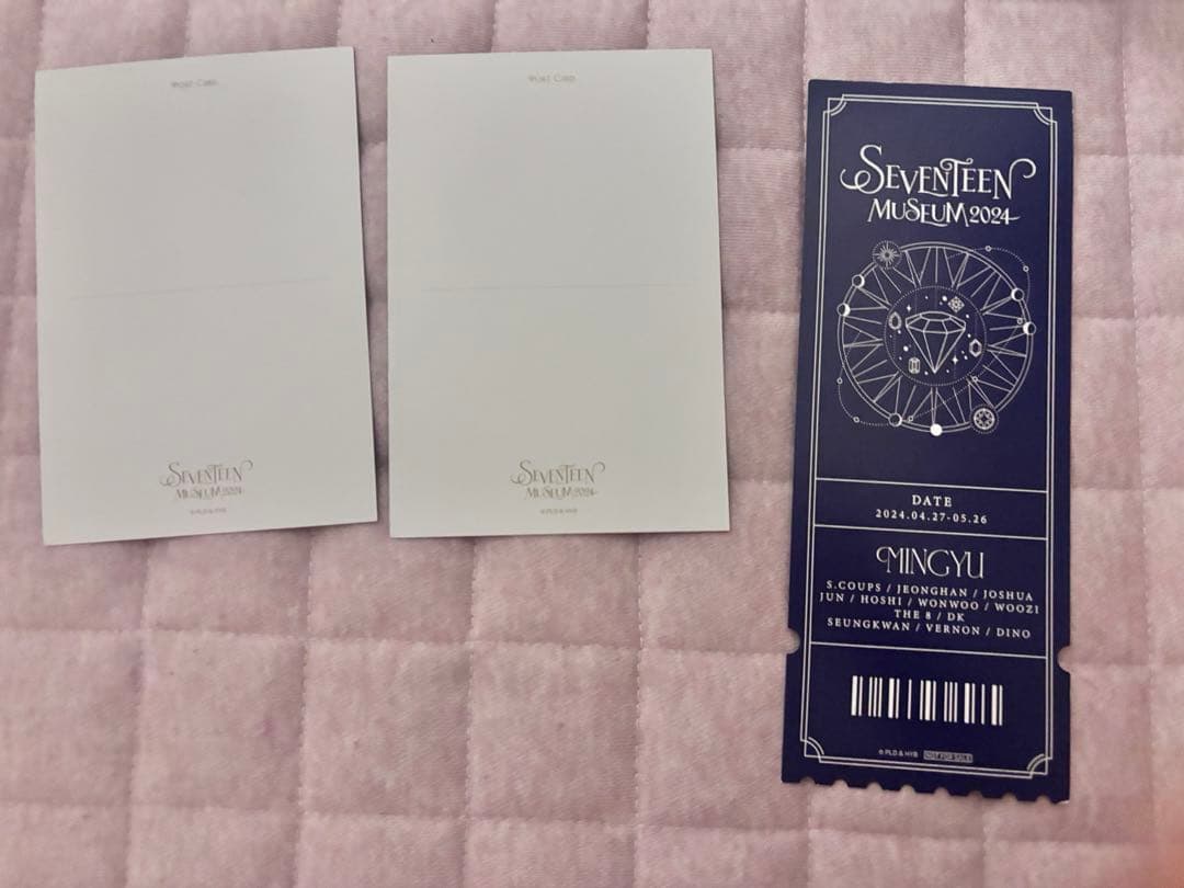 SEVENTEEN ミュージアム 2024 ミンギュ セット - メルカリ