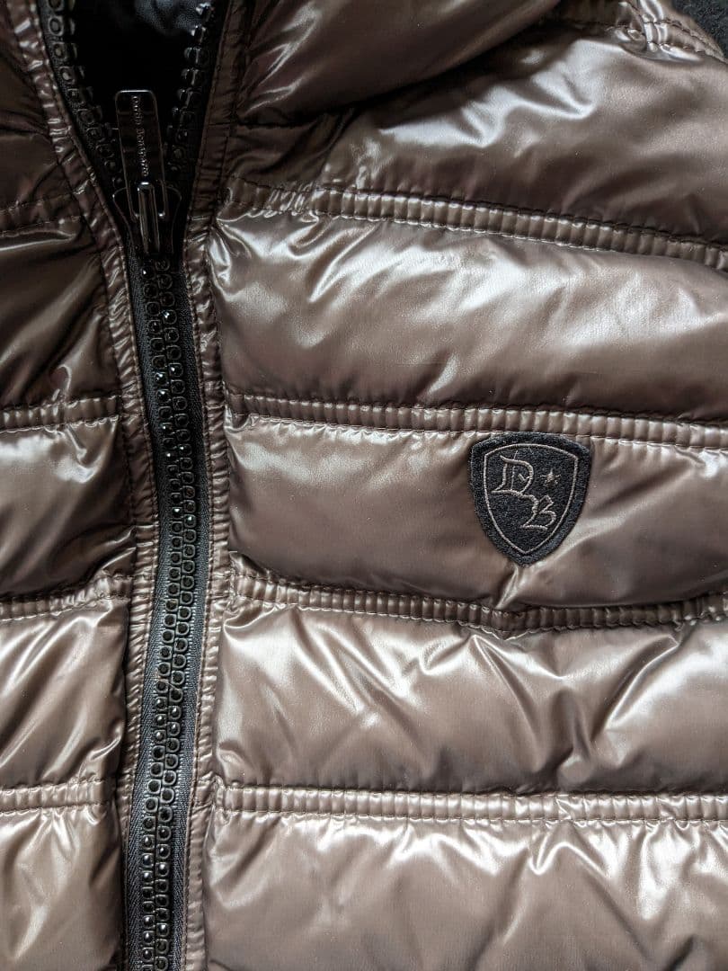 ダルタンボナパルト スワロフスキー ダウンベスト フード付き 日本製