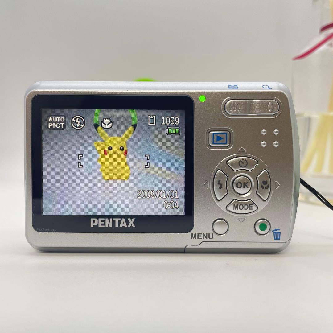 美品✨PENTAX Optio E50✨動作確認済 スマホ転送OK 単三電池♪ - メルカリ