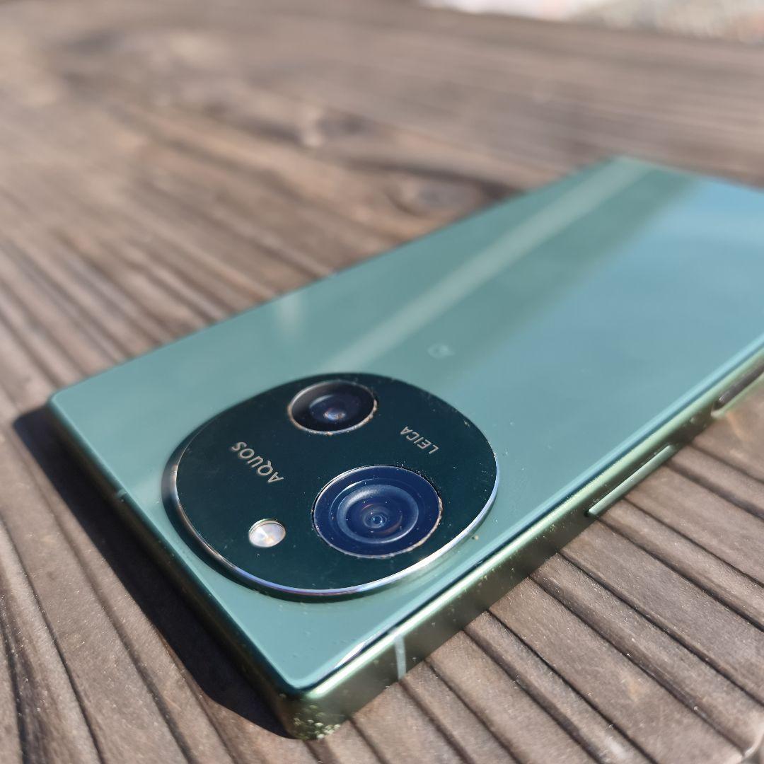 AQUOS R9 グリーン 本体 カメラレンズ交換済み - メルカリ