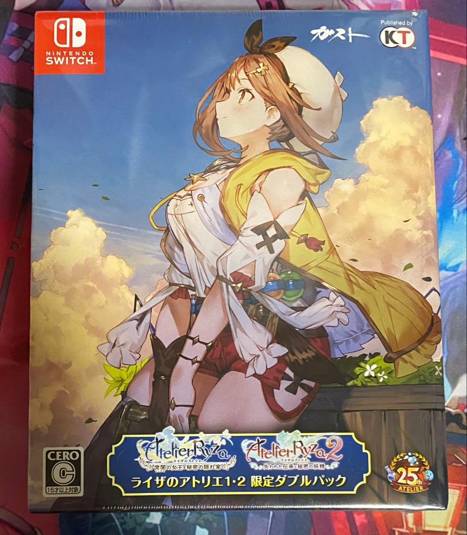 ライザのアトリエ1・2 限定ダブルパック Switch版　未開封 楽天市場】ライザのアトリエ1・2 限定ダブルパックの通販