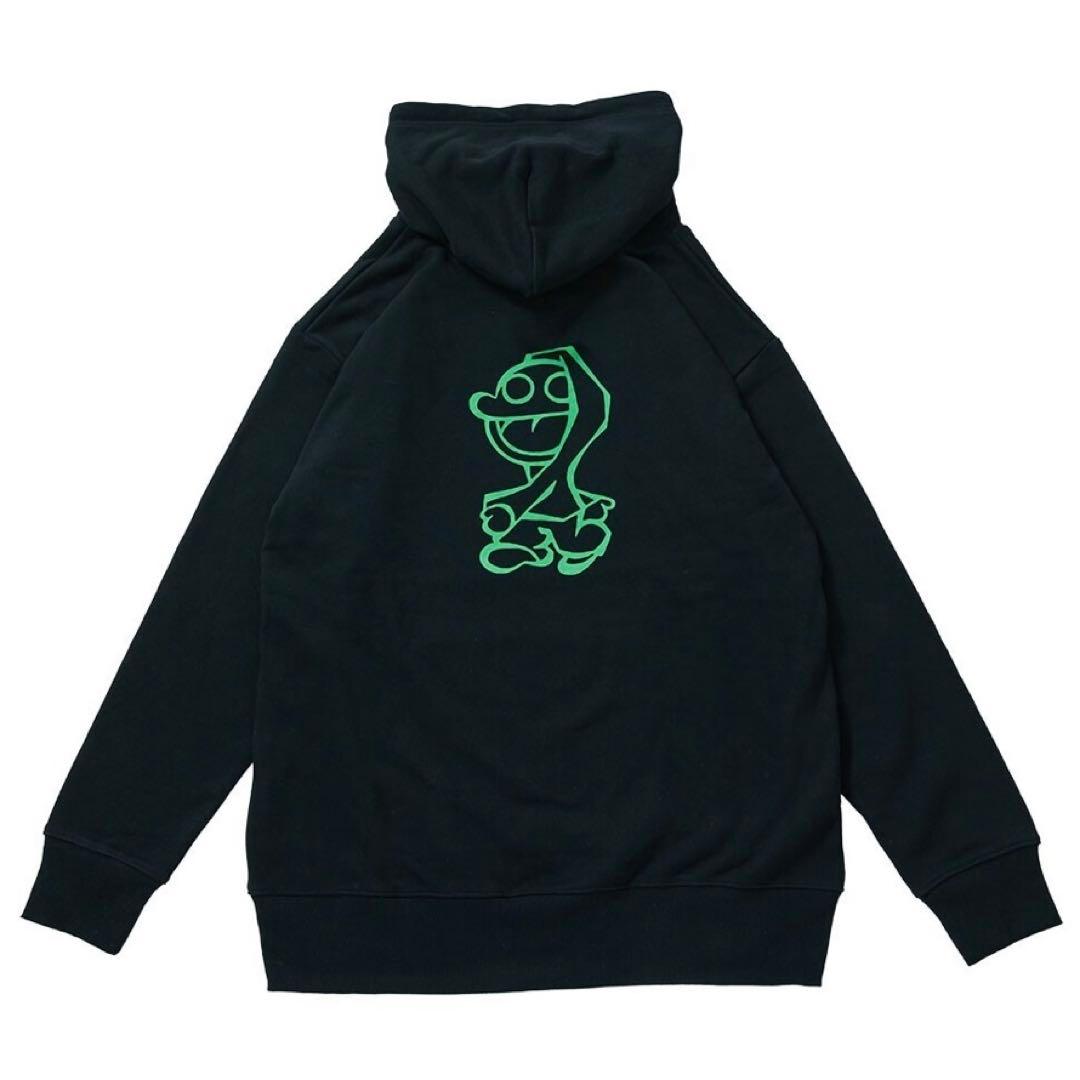 値下げ不可】[ALEXANDROS] パーカー 黒 ドロスくん Lサイズ - メルカリ