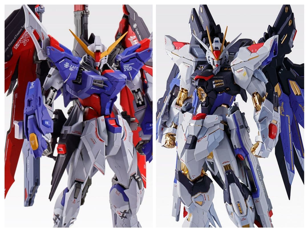 メタルビルド ストライクフリーダム SOULBLUE&デスティニーSOULRED METAL BUILD STRIKE FREEDOM GUNDAM SOUL BLUE Ver. | TAMASHII WEB