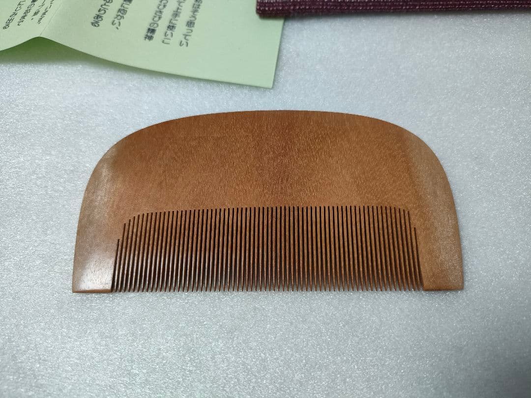 未使用】お六櫛 青柳和邦 ミネバリ 10cm - メルカリ