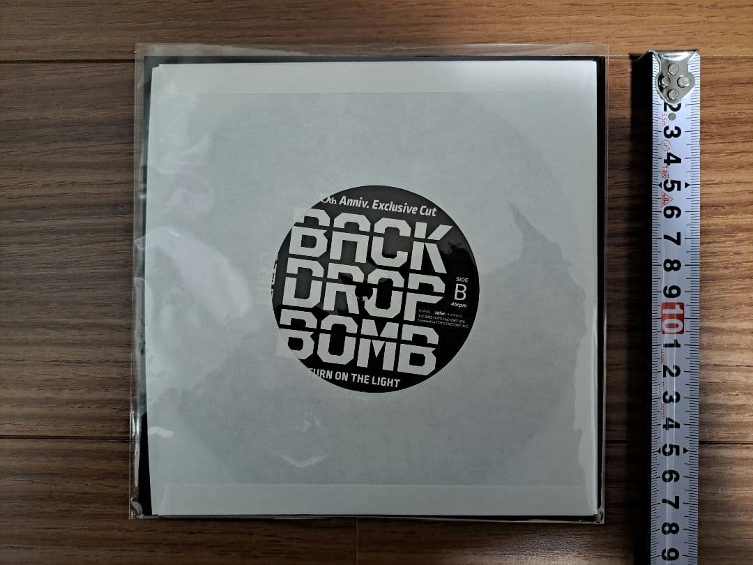 BACKDROPBOMBバックドロップボム30周年記念 会場限定カラーレコード