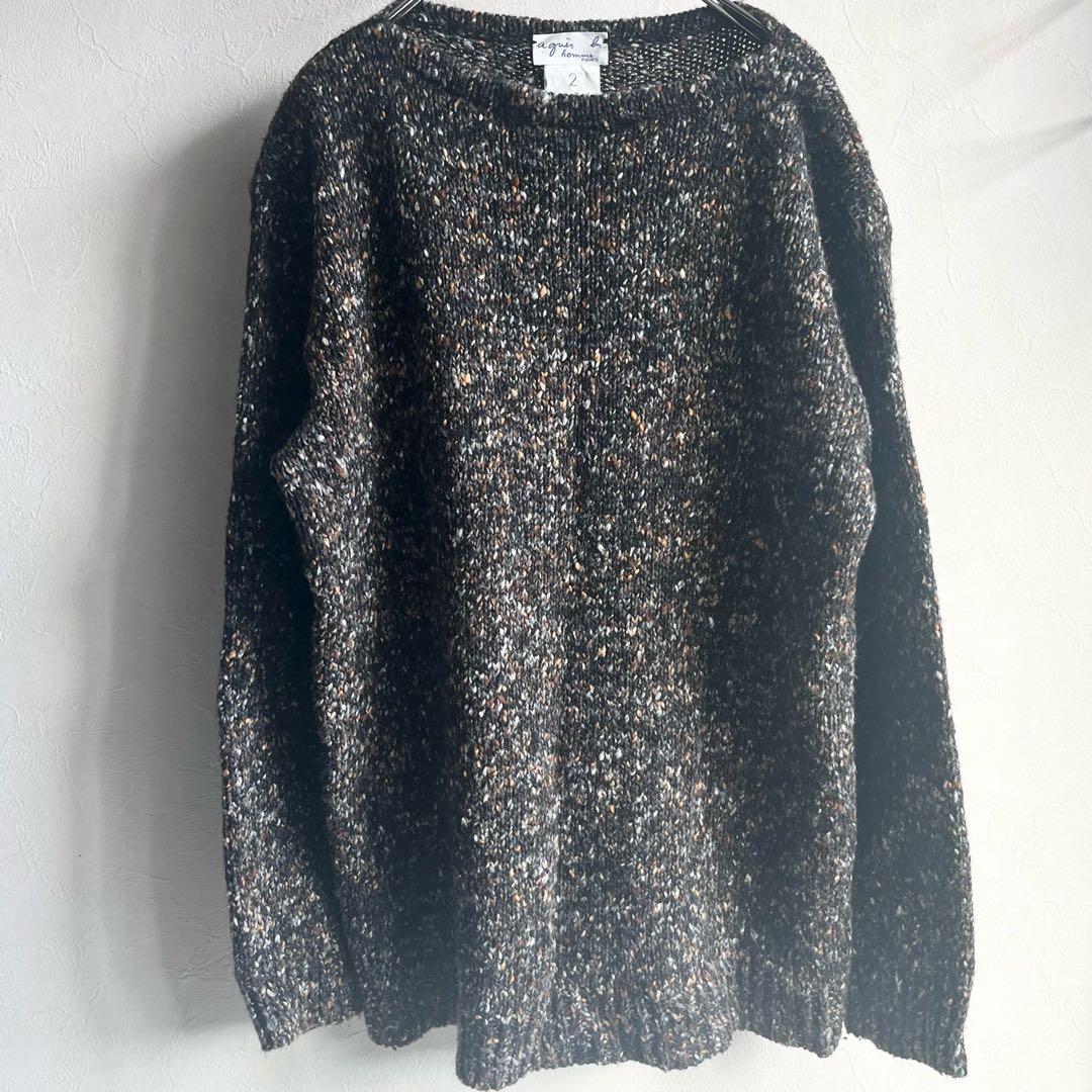 アニエスベーオム 1980年代製 メランジニットセーター ニット 楽天市場】アニエスベー（ニット・セーター｜トップス）：メンズ