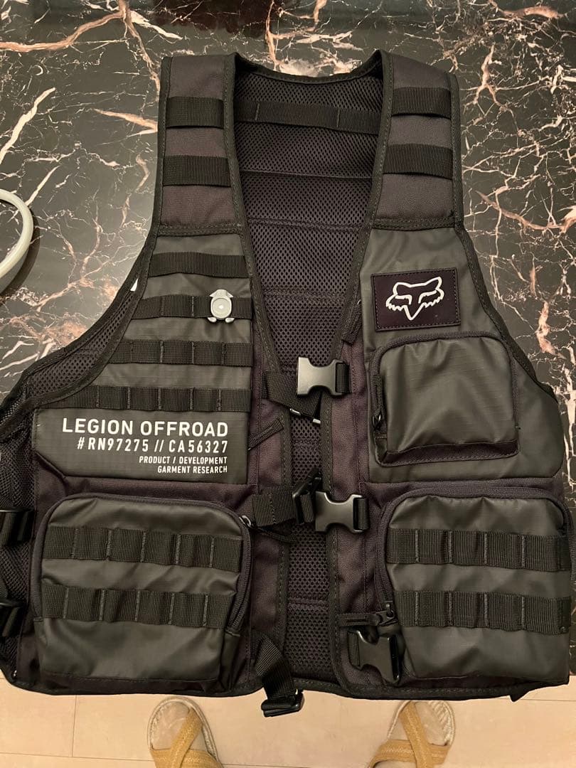 FOX MX リージョン タック ベスト ブラック L/XL - メルカリ