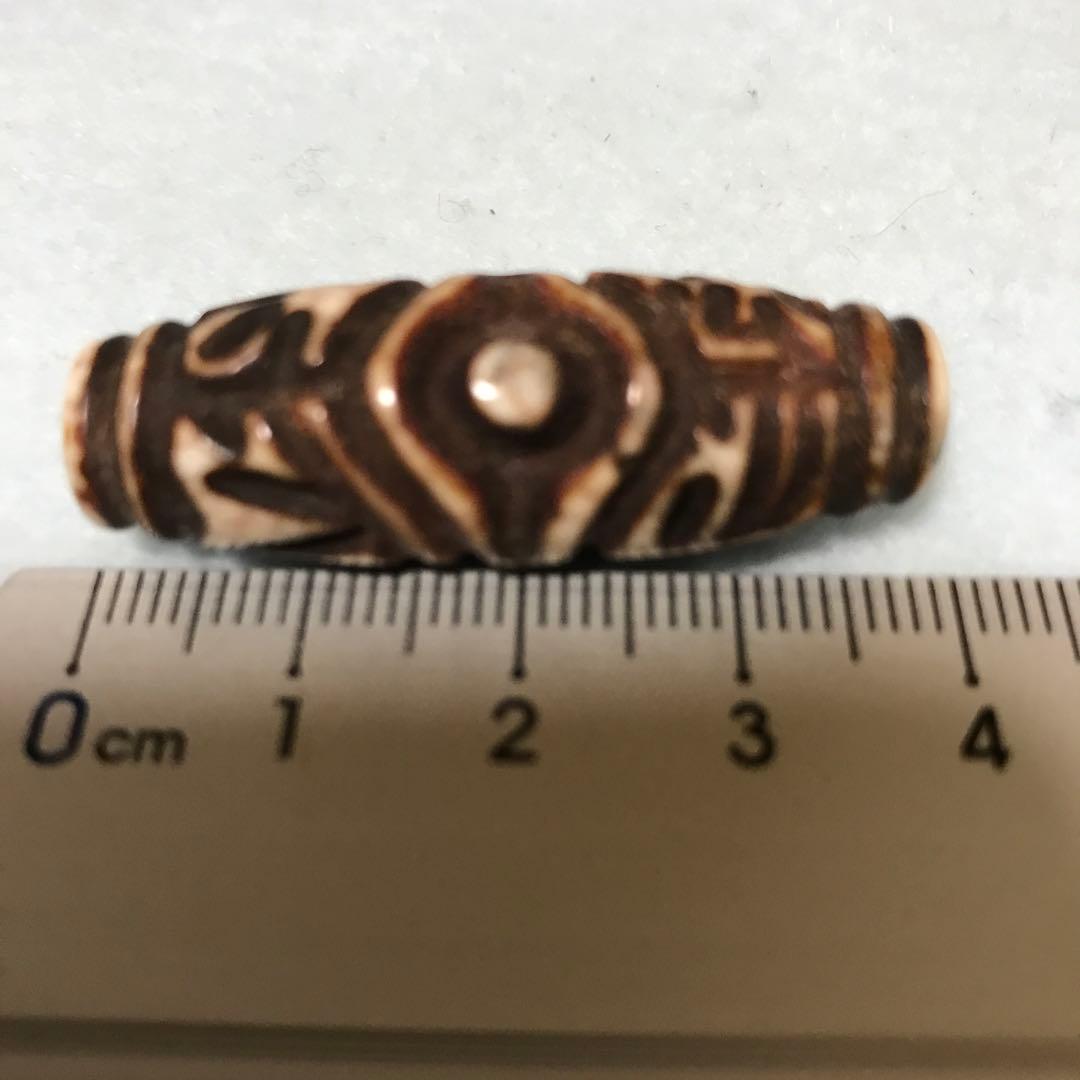 超珍品激レア‼︎ 彫刻　六字真言　二眼天珠　最強の魔除け　ふれでぃ