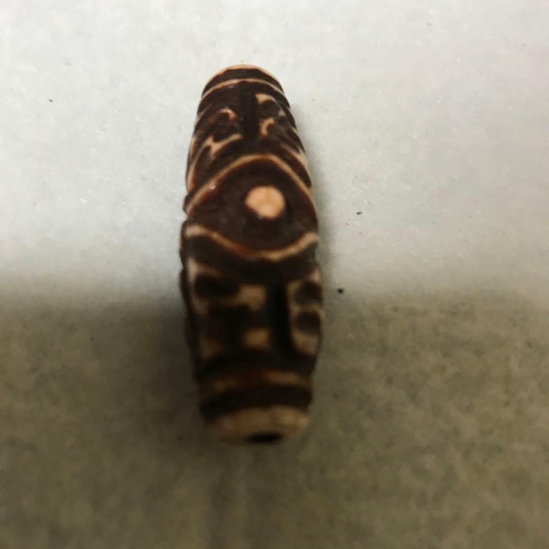 超珍品激レア‼︎ 彫刻　六字真言　二眼天珠　最強の魔除け　ふれでぃ