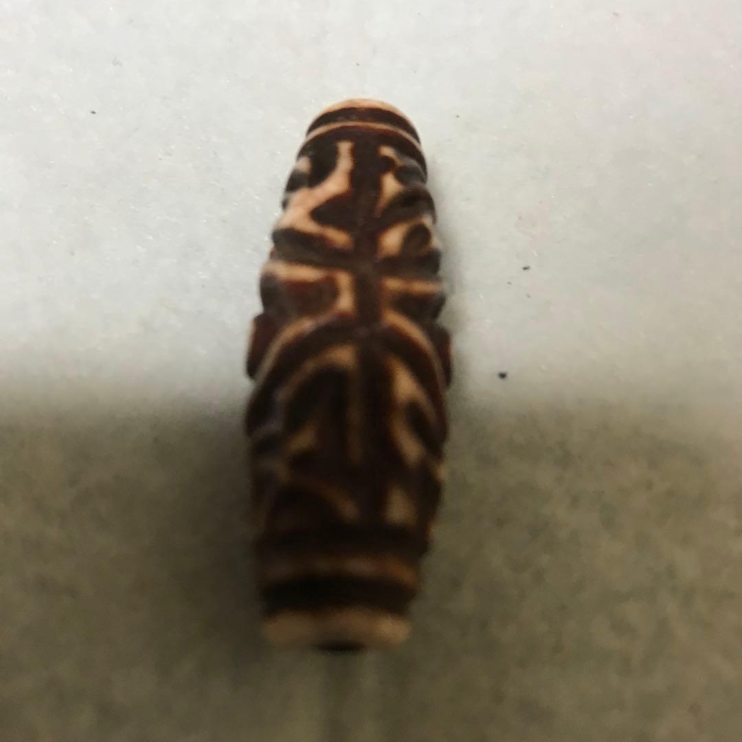 超珍品激レア‼︎ 彫刻　六字真言　二眼天珠　最強の魔除け　ふれでぃ