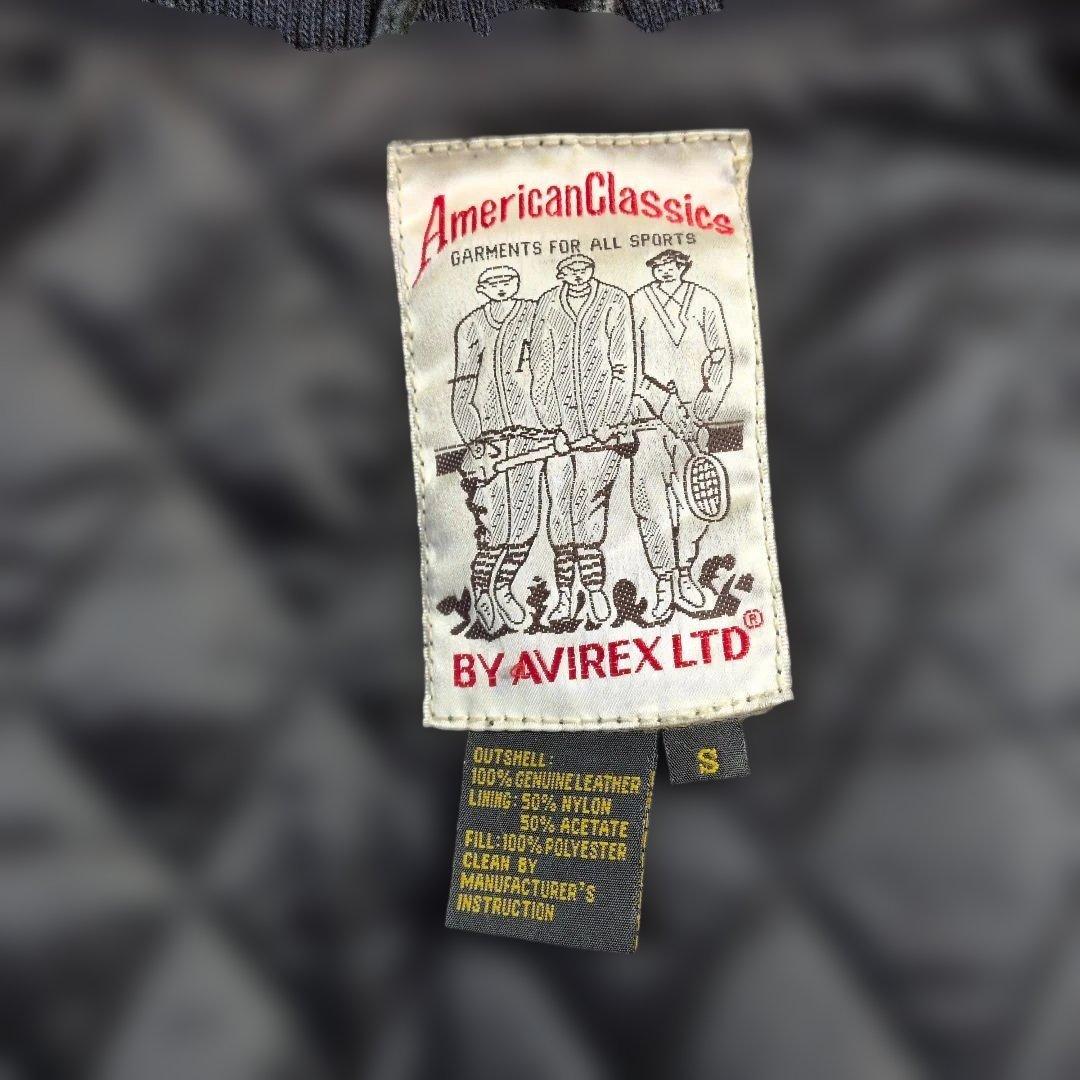 アヴィレックス レザー スタジャン S表記(M〜L相当) キルティング 超