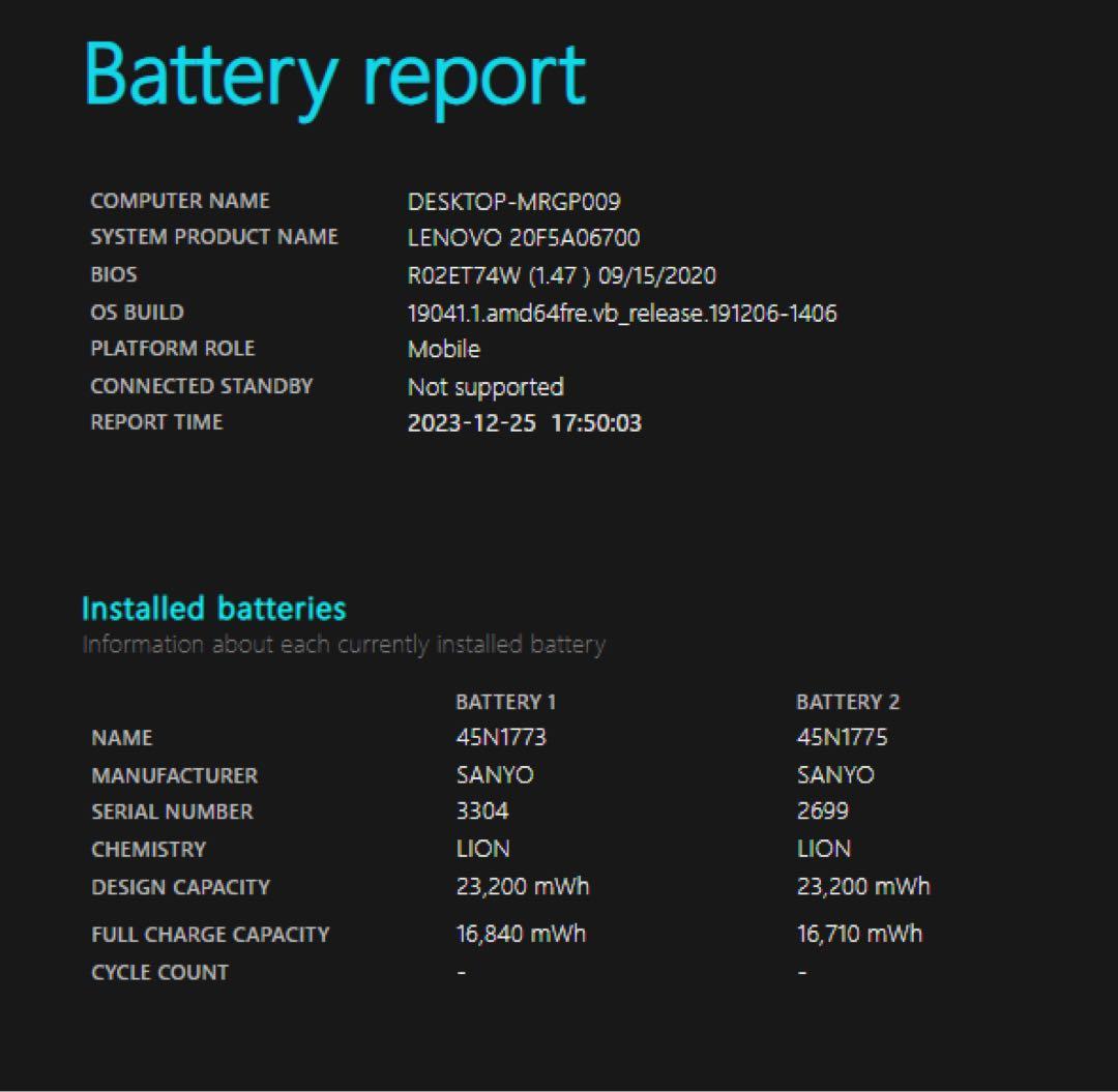 Windowsノート本体 Lenovo ThinkPad X260 | Core i5 -6300U
