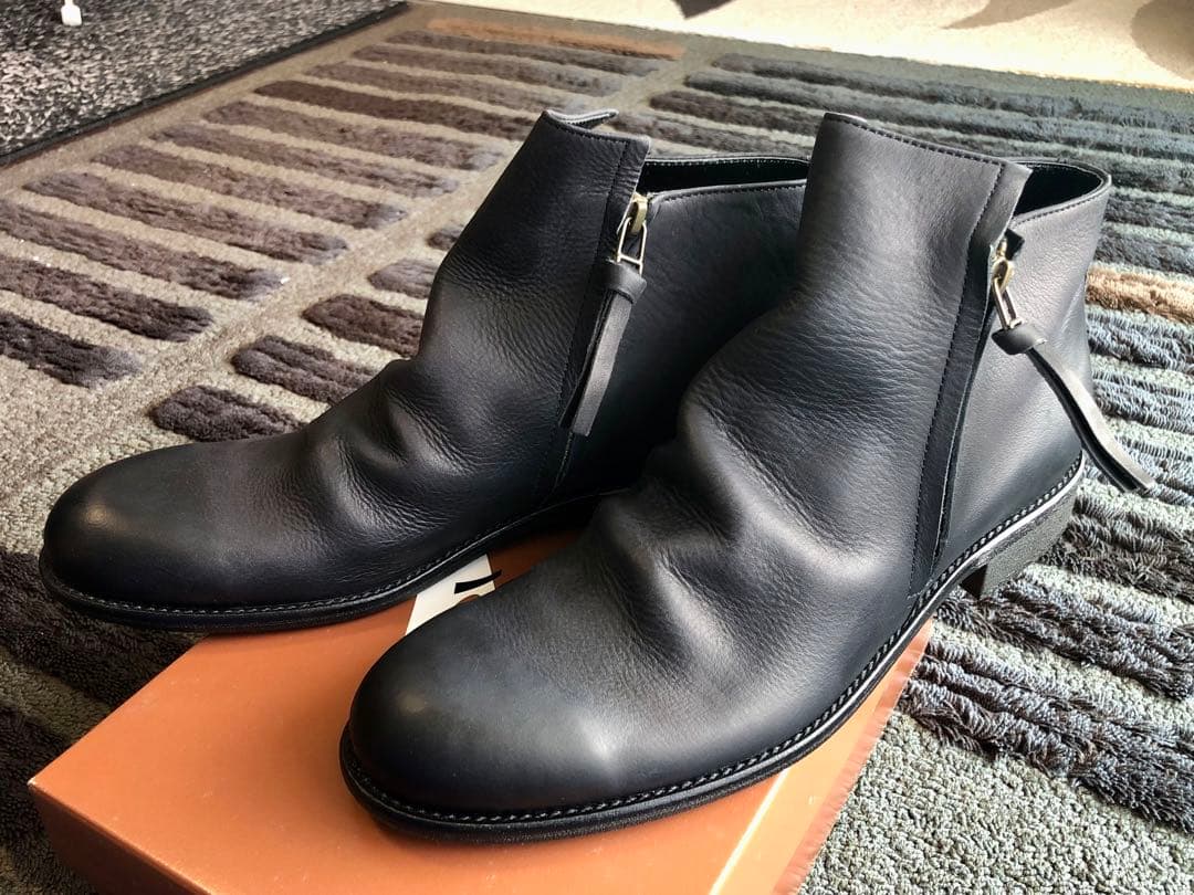 新品未使用品】ARGISアルジス サイドジップブーツ本革 サイズ41 - メルカリ