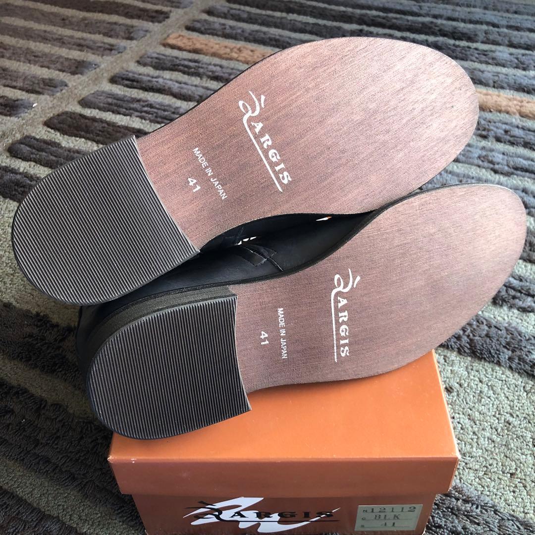 新品未使用品】ARGISアルジス サイドジップブーツ本革 サイズ41 - メルカリ