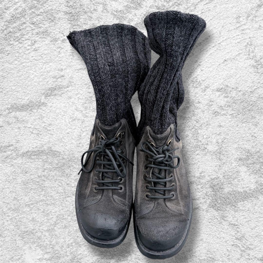 2000s dolce&gabbana Knit docking boots