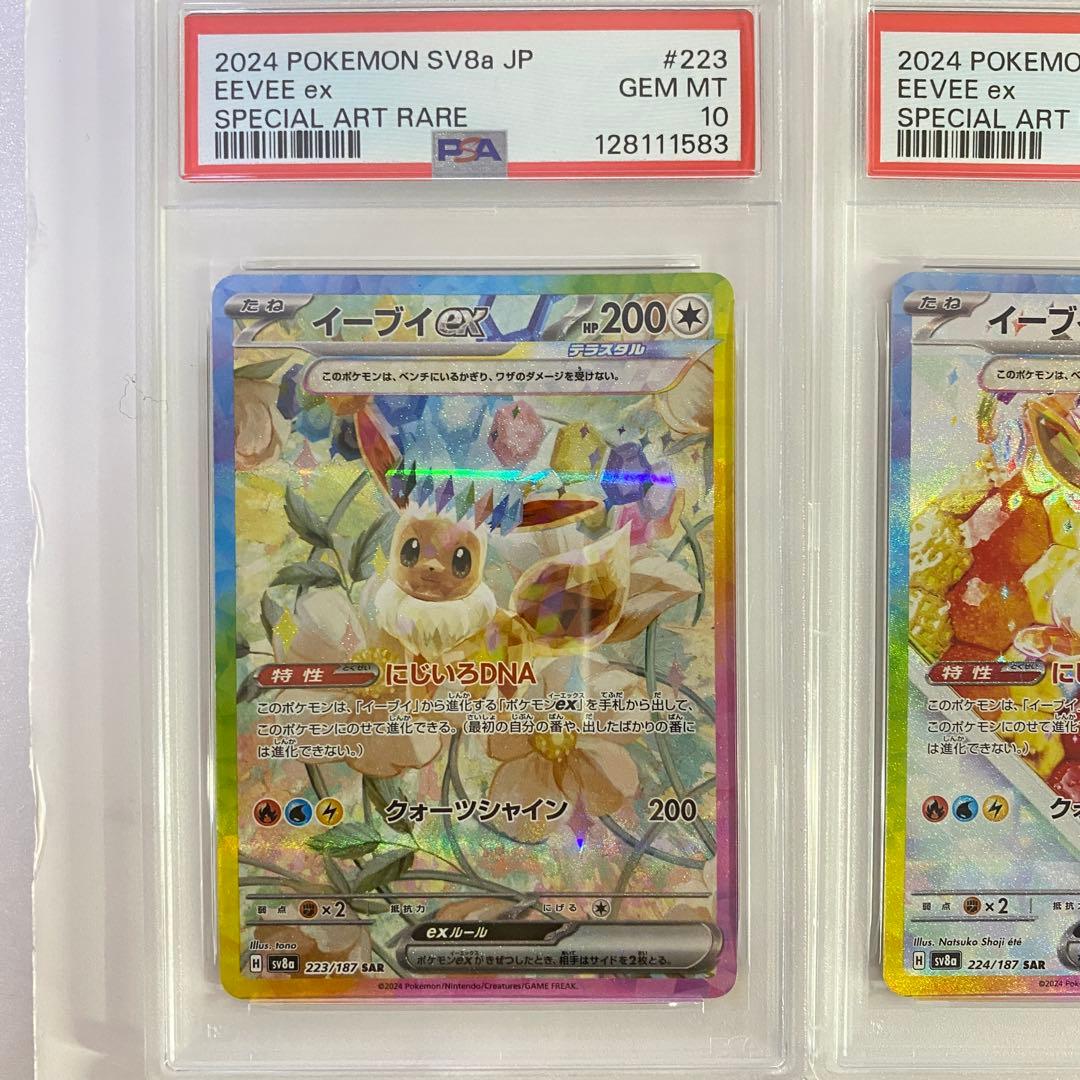 PSA10】テラスタルフェスex ブイズ 10枚