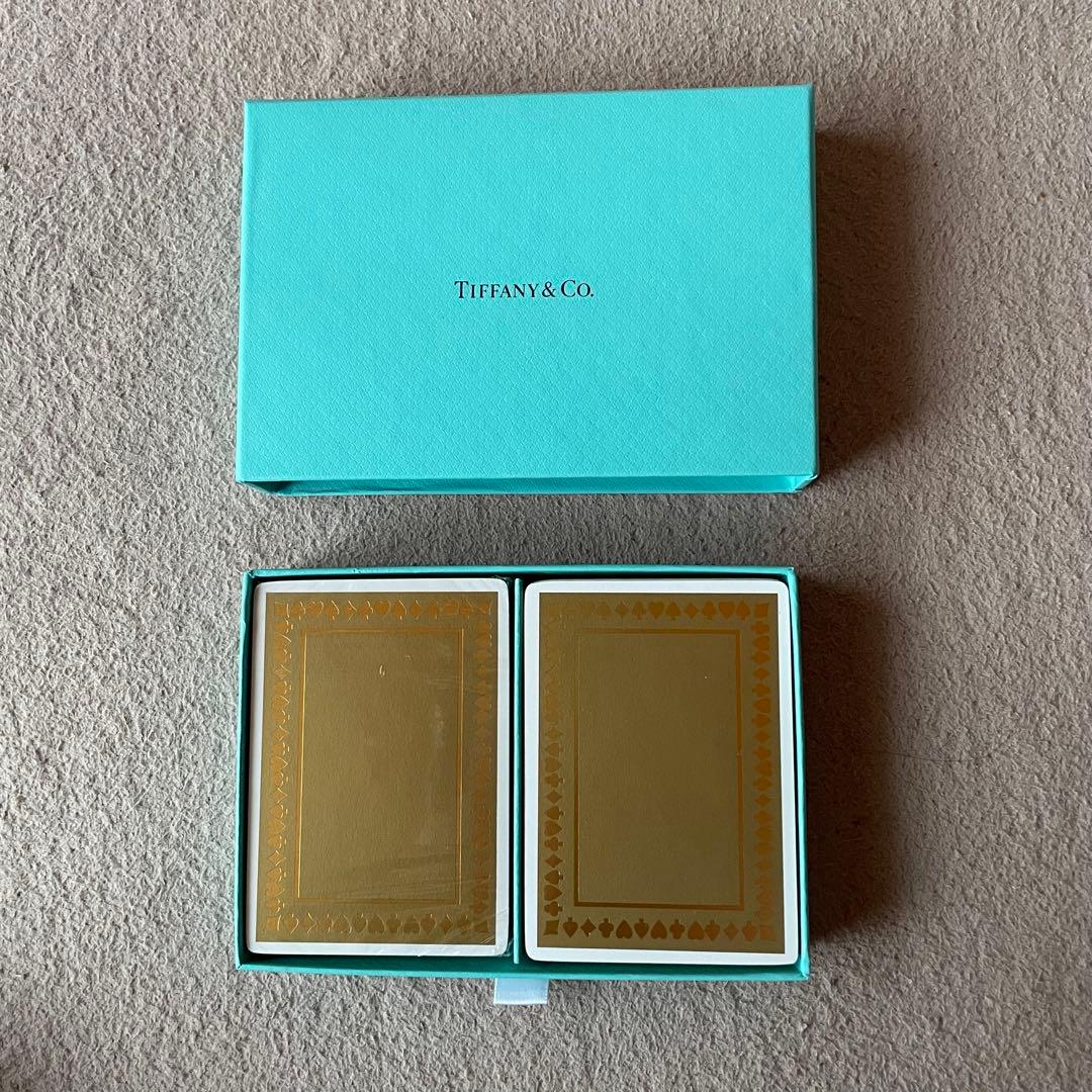 新品未使用】TIFFANY トランプ 2セット（ゴールド） - メルカリ