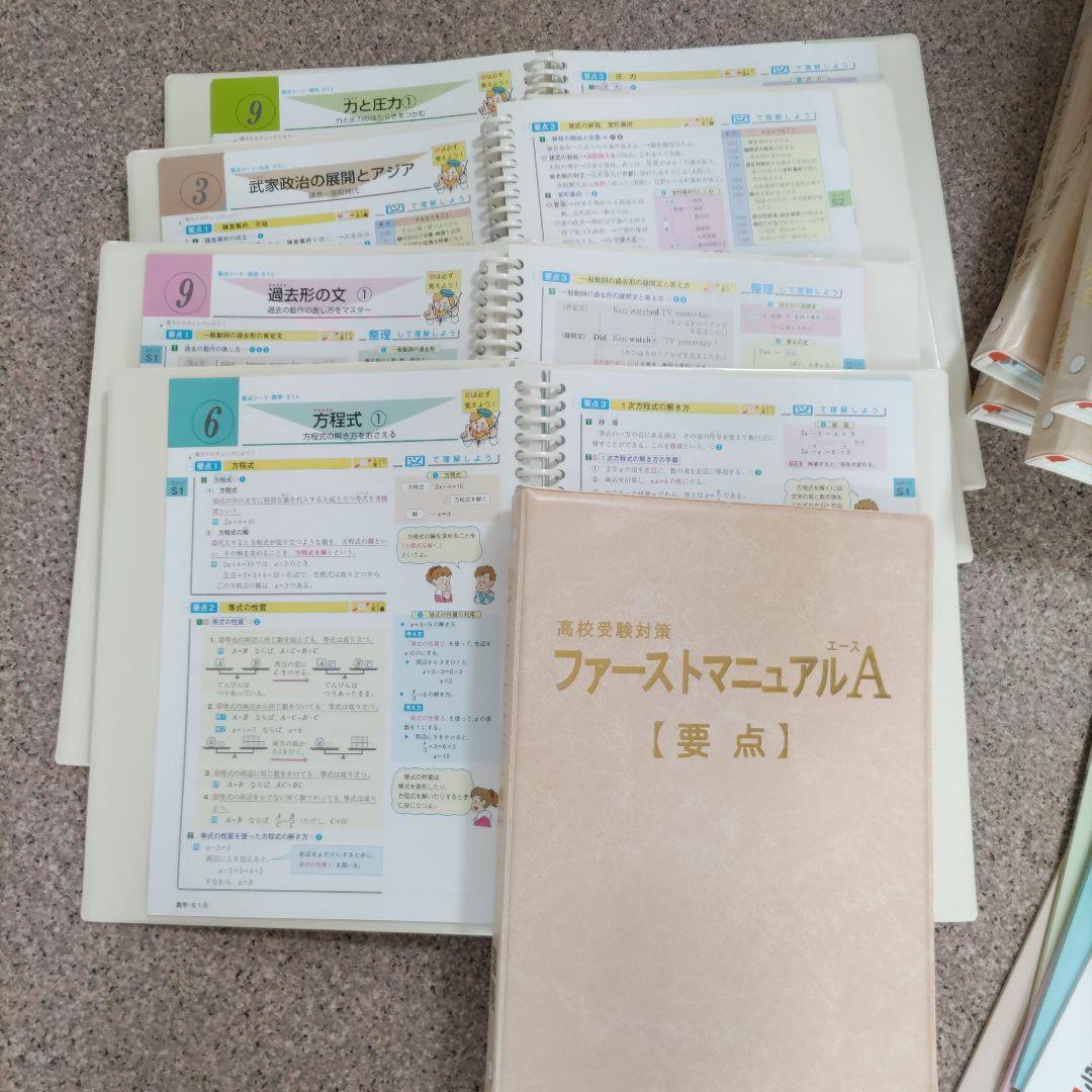 高校受験対策　ファーストマニュアルA　AJセット