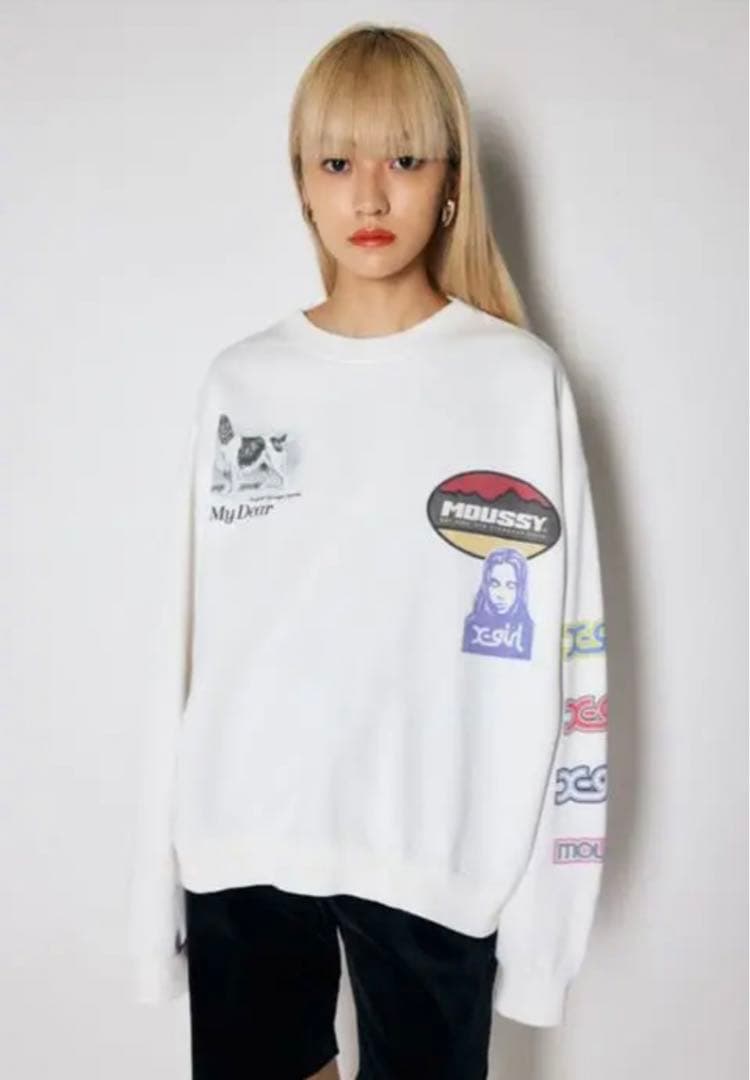 moussy X-girlコラボトレーナー - メルカリ