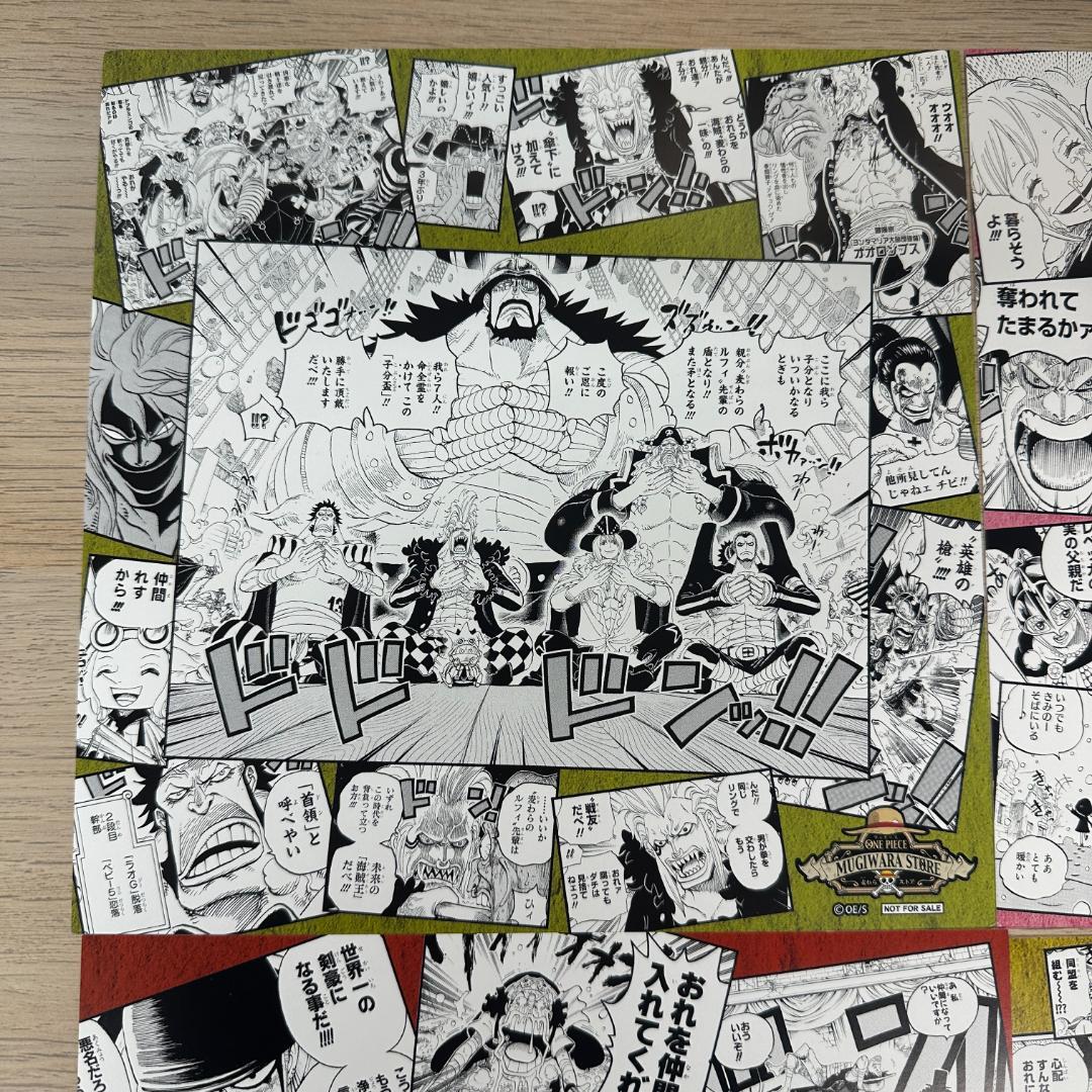 ワンピース 麦わらストア イラストシート 海賊団 冒険のあしあと
