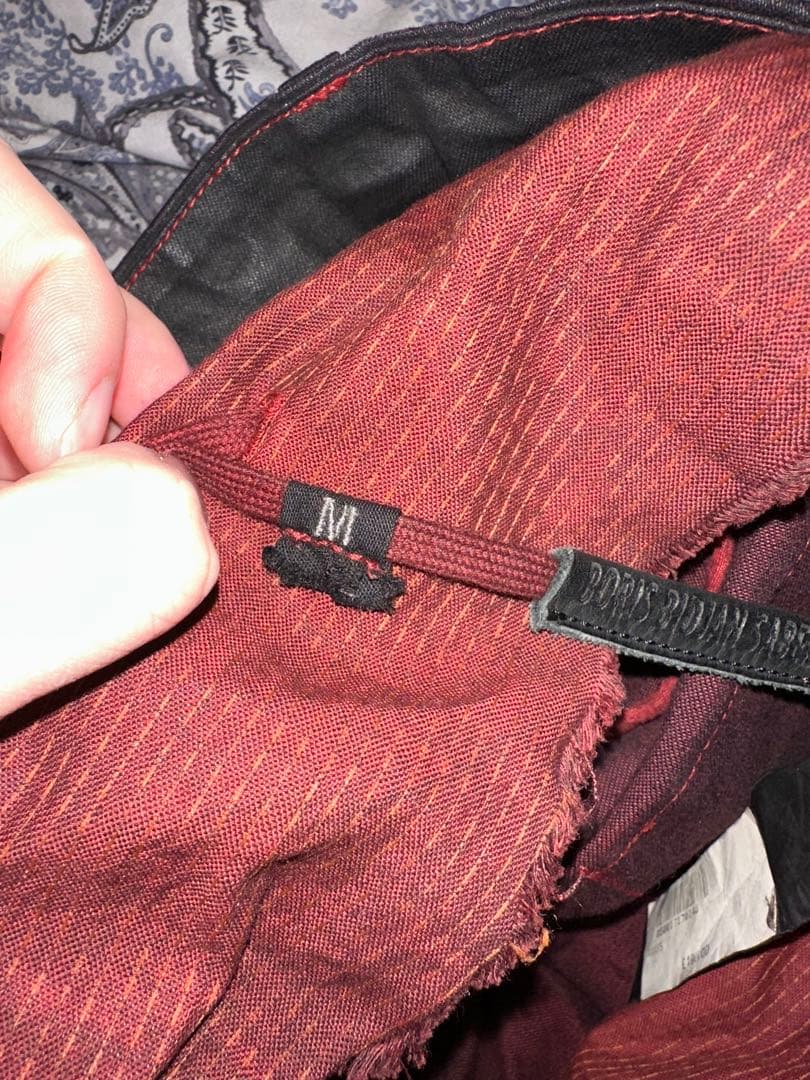 11AW ボリス ビジャン サベリ パンツ p15 f185 M - メルカリ