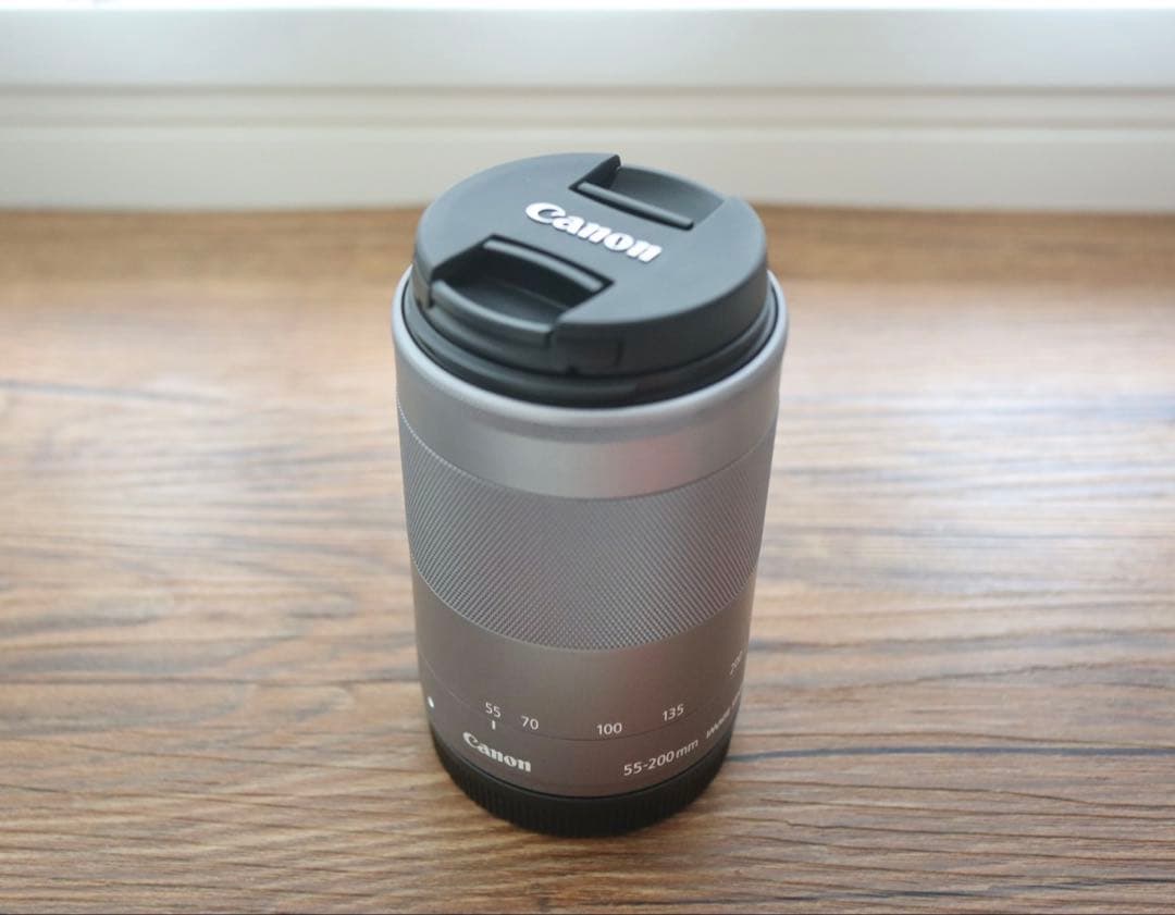 Canon EF-M 55-200mm F4.5-6.3 シルバー 望遠レンズ