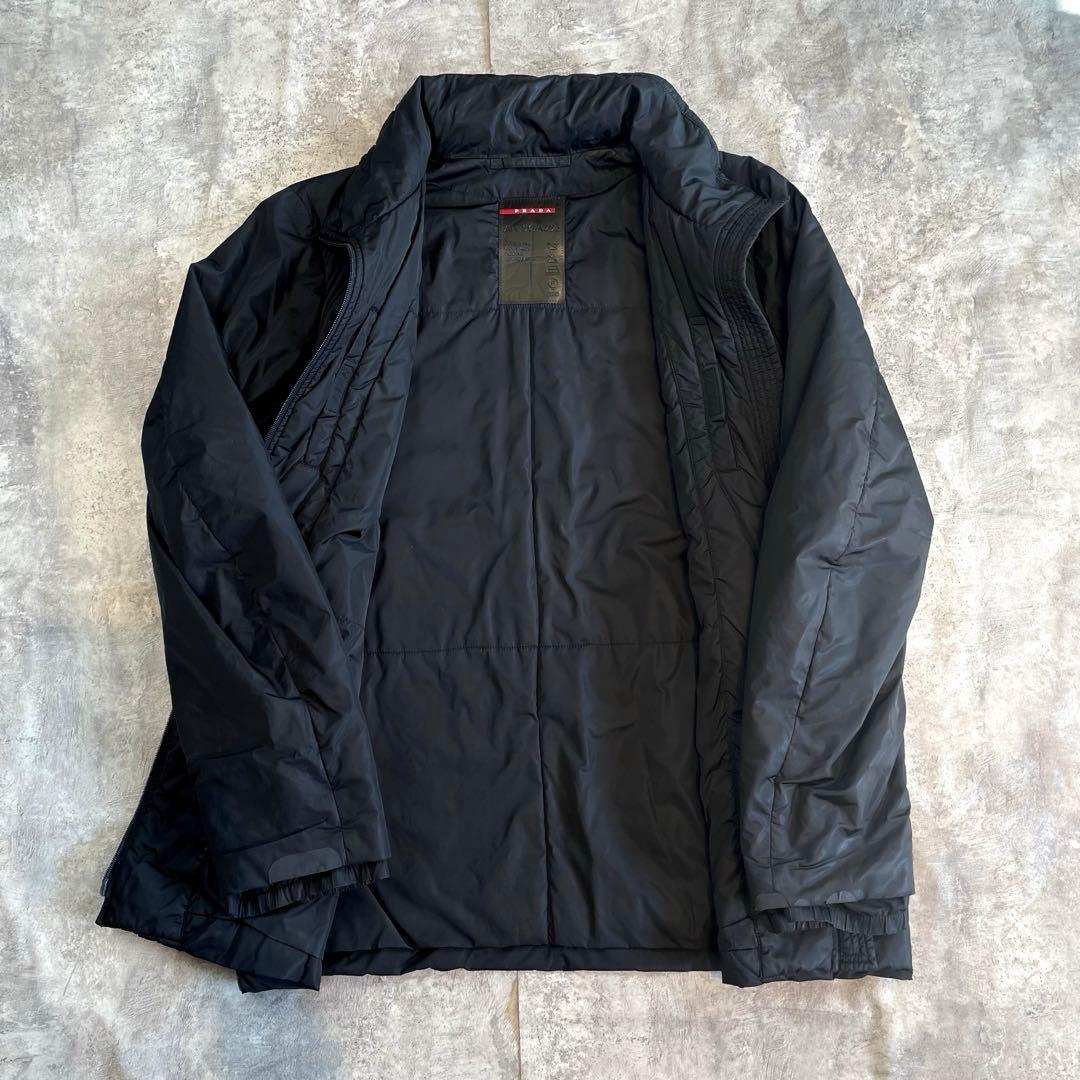 PRADA プラダ ダウンジャケット ブラック SIZE52 メンズ アウター