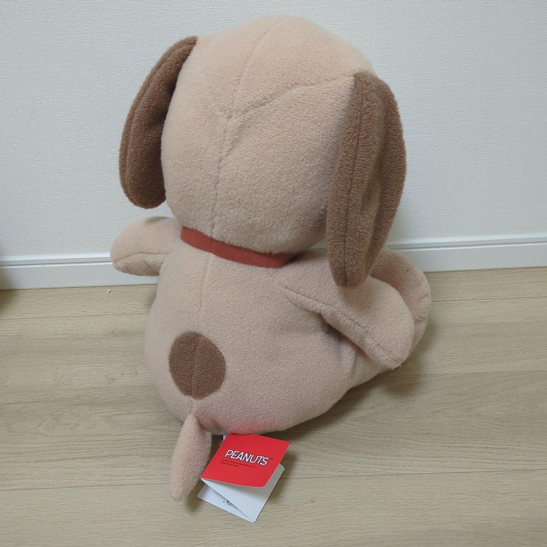 SNOOPY スーパーラージぬいぐるみ もこふわ ブラウンver - メルカリ