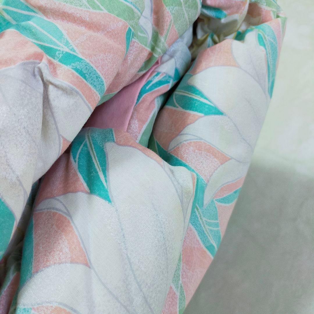 未使用品　日本製　中綿シルク100%　0.8kg　真綿布団　肌掛け布団