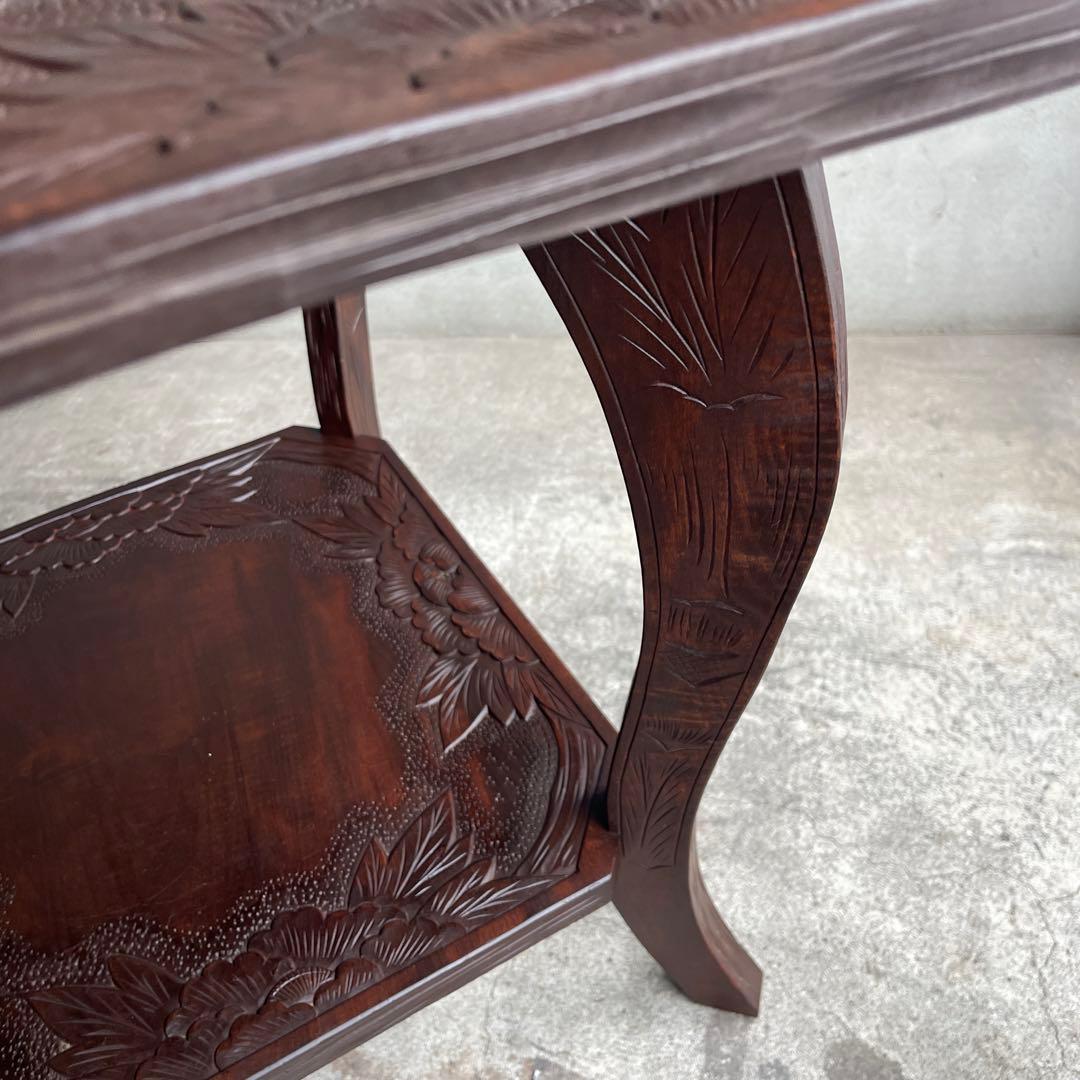 軽井沢彫り 1〜2人がけテーブル