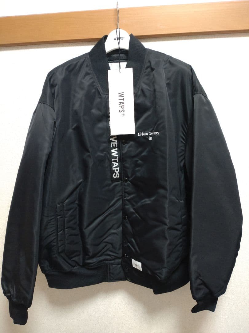WTAPS team Jacket 04 ブラック ダブルタップス WTAPS TEAM JACKET NYLON TWILL チーム ジャケット