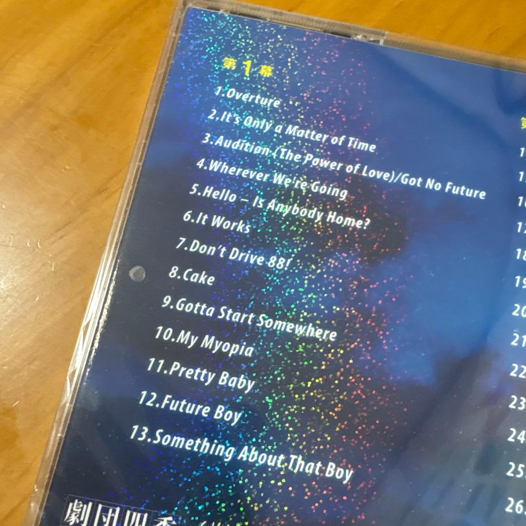 新品 劇団四季バックトゥザフューチャーサントラ BTTF - メルカリ