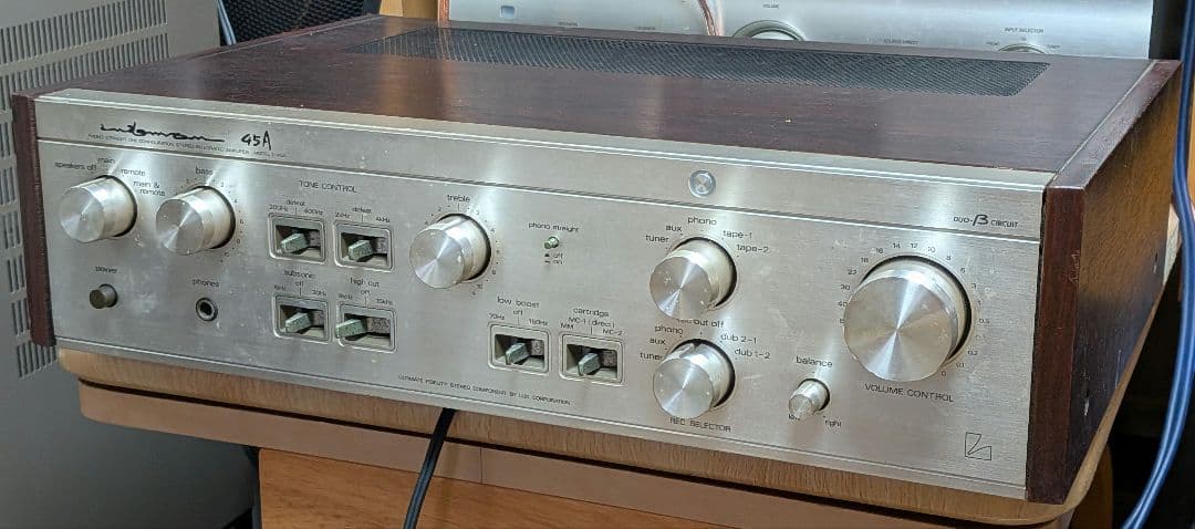 LUXMAN L-45A プリメインアンプ LUXMAN L-45Aの仕様 ラックスマン
