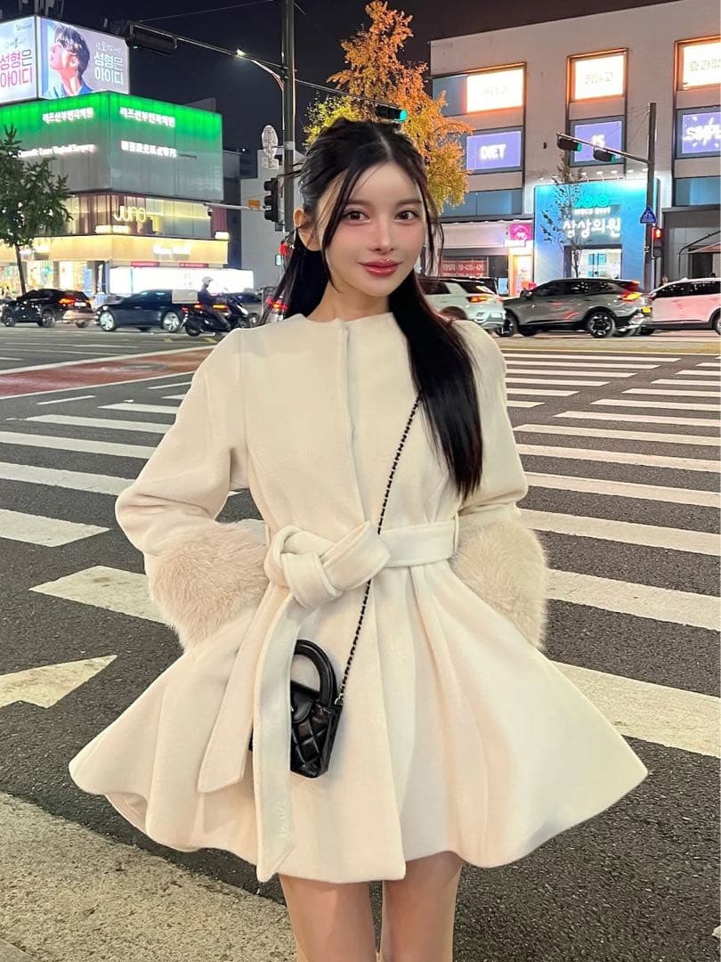 darich ダーリッチ ウエストベルトメルトンコート - メルカリ