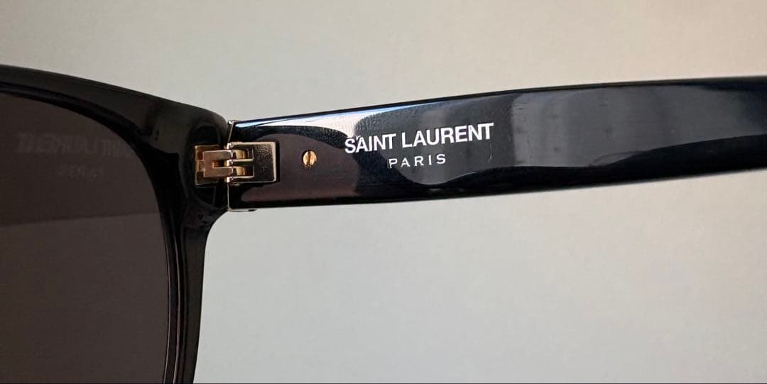 サンローラン YSL金具 サングラス SL M39/K ブラック - メルカリ