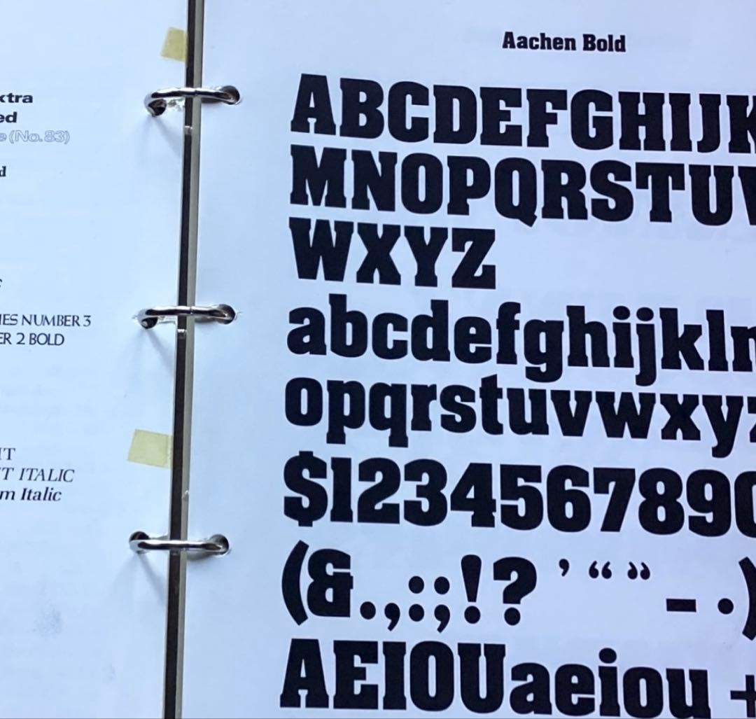 モンセン・スタンダード欧文書体清刷集 (6巻) - メルカリ