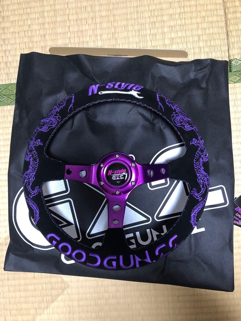 N-STYLE × GOODGUNコラボステアリング 刺繍 新品未使用 - メルカリ
