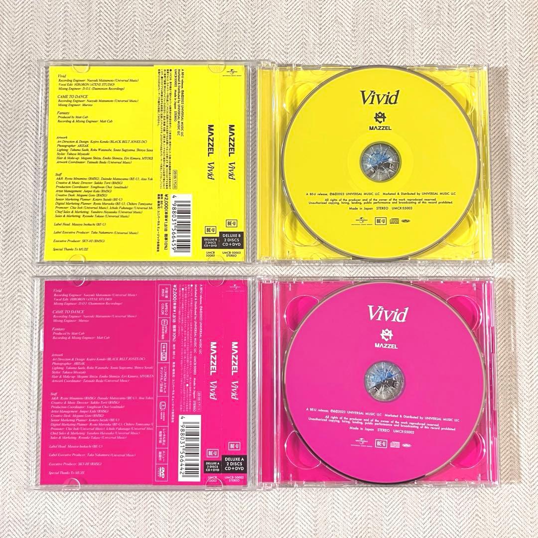 MAZZEL Vivid CD 4形態セット ジャケットカード - メルカリ