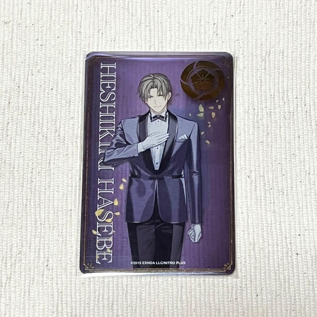 刀剣乱舞 大本丸博 へし切長谷部 祝装箔押しクリアカード - メルカリ