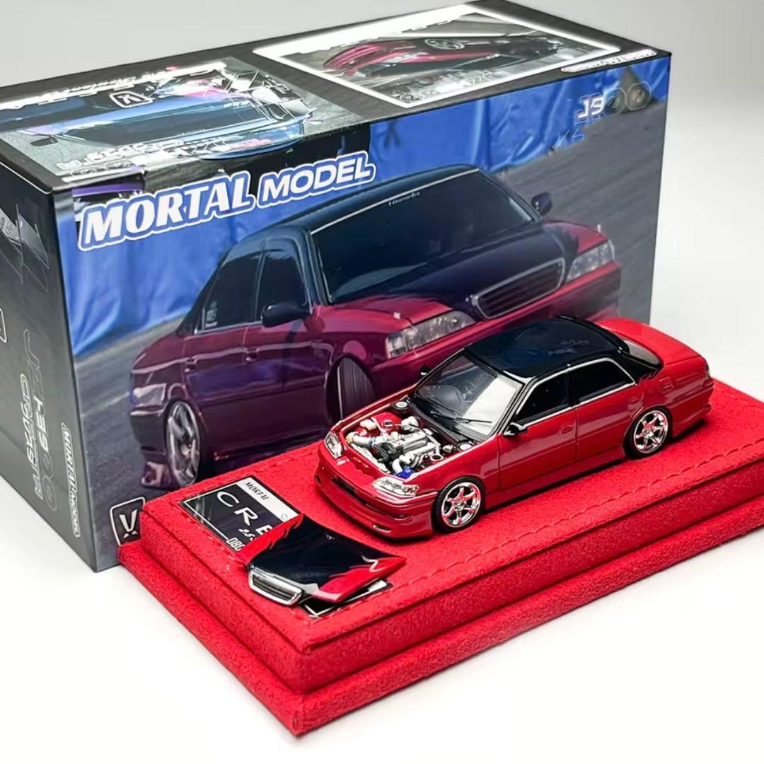 MORTAL 1/64 トヨタ クレスタ JZX100 カスタム レッド - メルカリ