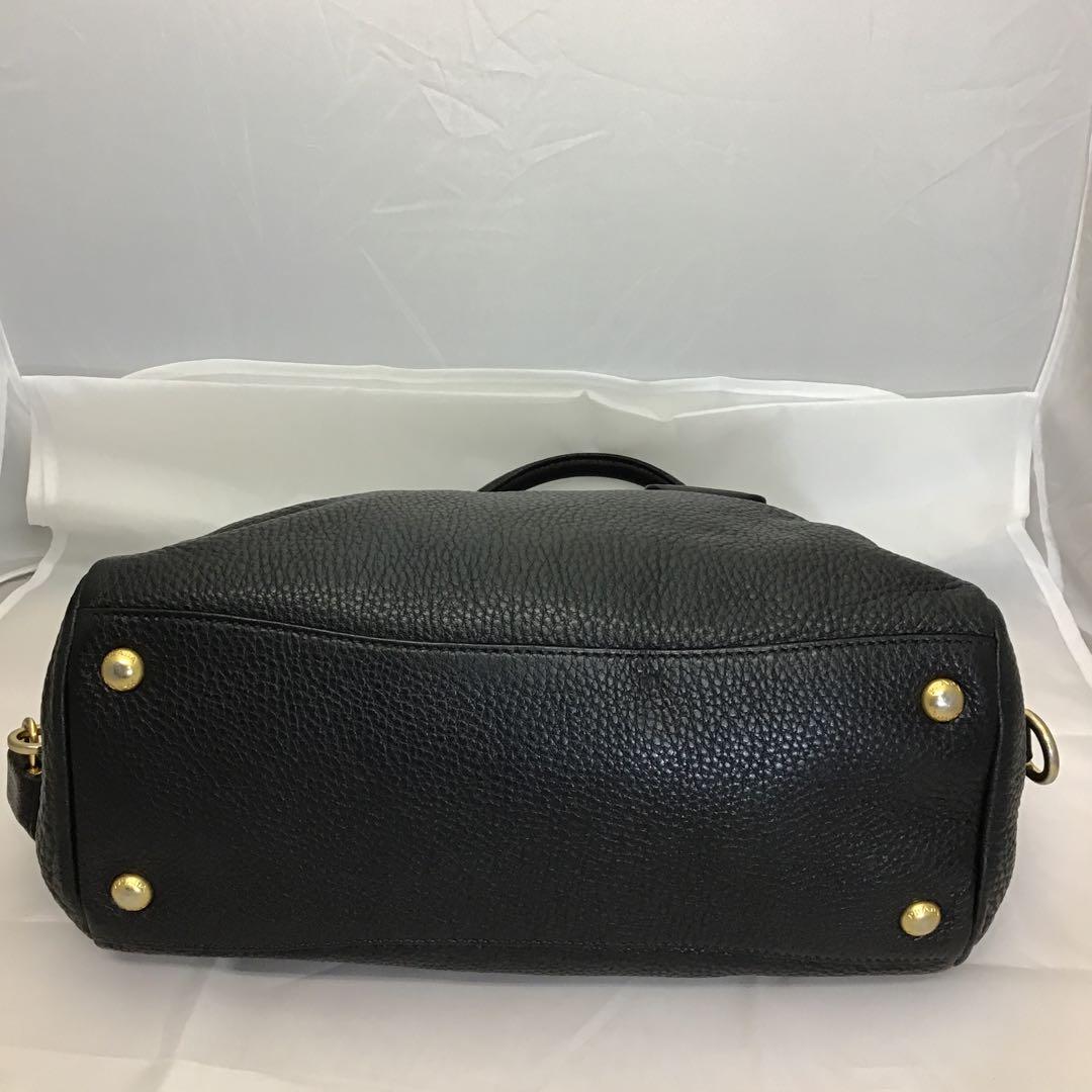 ❣️PRADAプラダ❣️レザーミニボストンバック ヴィッテロダイノ