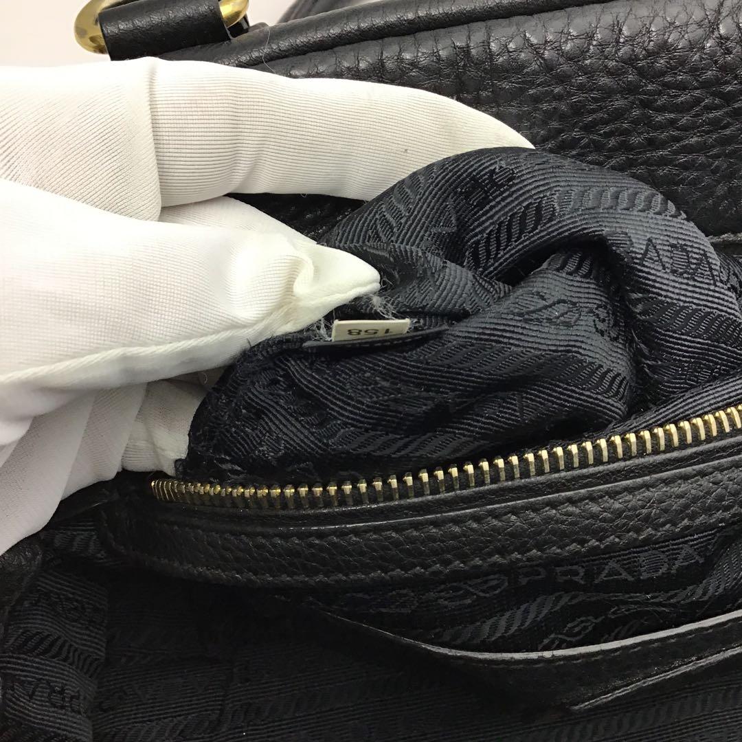 ❣️PRADAプラダ❣️レザーミニボストンバック ヴィッテロダイノ