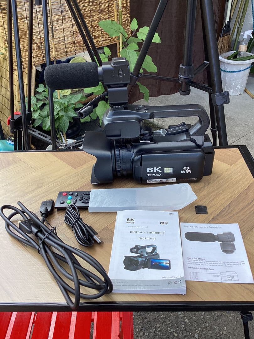 6Kデジタル ビデオカメラ ULTRA　HD Wi-Fi機能付き Amazon | 4K Ultra HDデジタルビデオカメラ、WIFI 3インチIPSカラー