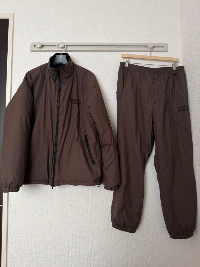 虎*様 ennoy padded ブラウン　セットアップ the ennoy professional◇NYLON PADDED JACKET/ナイロンパデッド