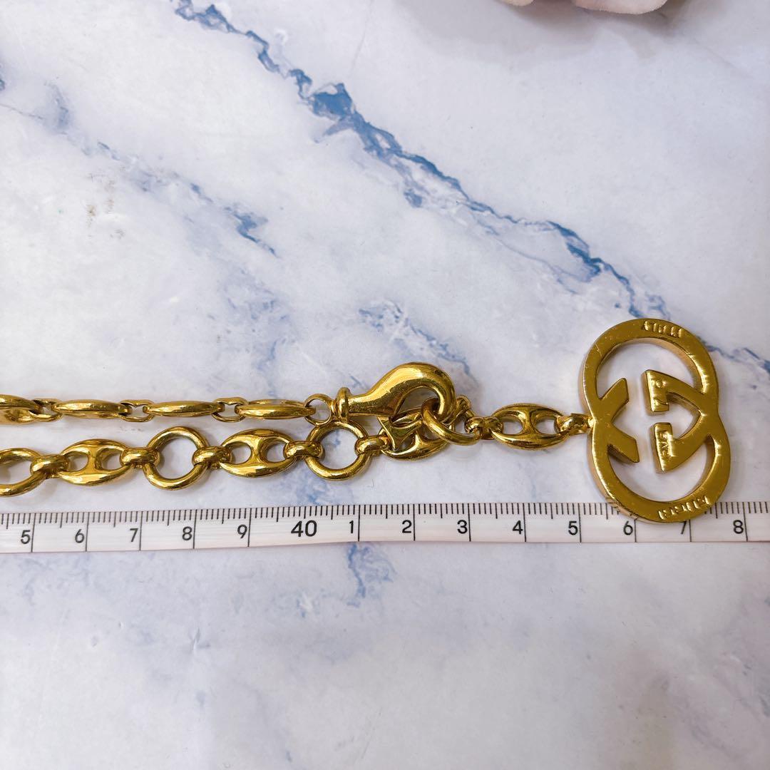 激レア オールド グッチ チェーンベルト インターロッキング