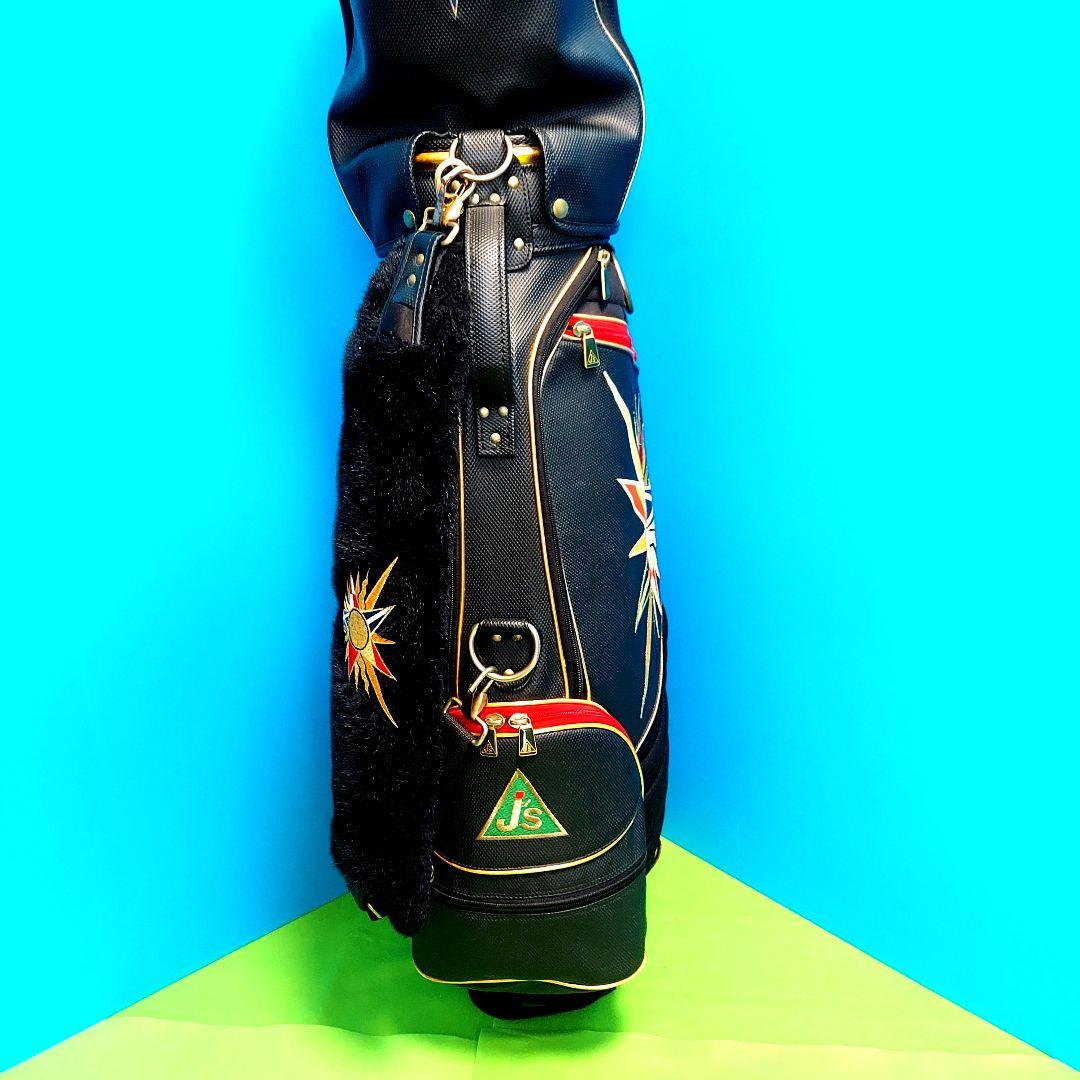 ジャンボ尾崎 キャディーバッグ ゴルフバック J's 尾崎将司 黒 送料