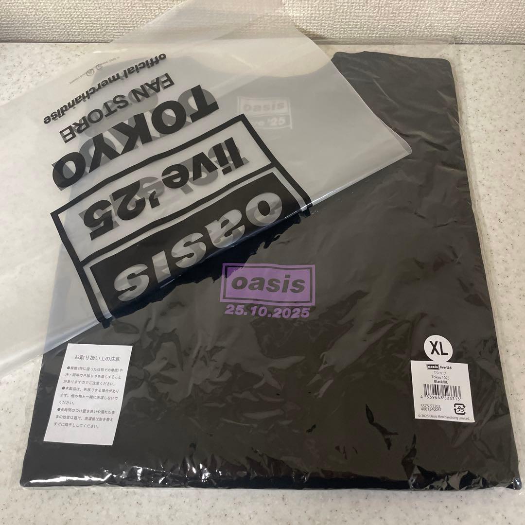 OASIS　東京公演限定Tシャツ TOKYO 1025　10月25日 サイズXL 20251017_190651_o_21993836.jpg